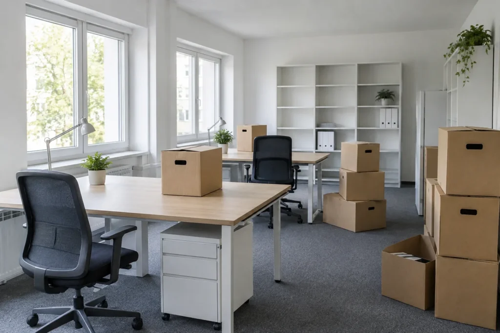 Symbolbild: Büro vor einer Räumung